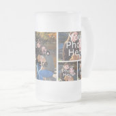 Foto van Frosty Glass Mokken - gepersonaliseerde C (Voorkant rechts)