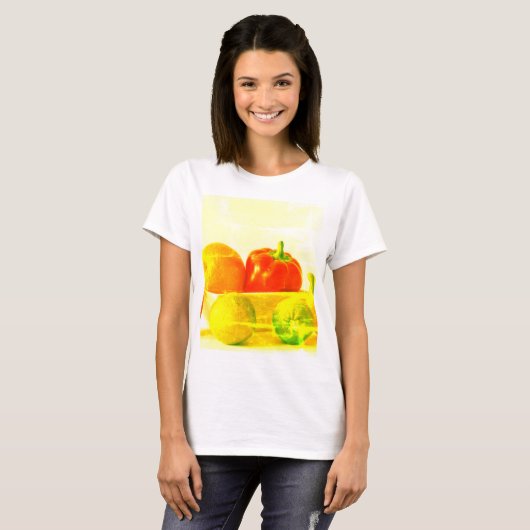 Foto van "Fruits Vegetables". Bestel nu T-shirt (Voorkant volledig)