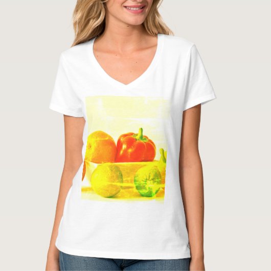 Foto van "Fruits Vegetables". Bestel nu T-shirt (Voorkant)