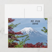 Foto van Fuji Volcano in Japan Briefkaart (Voorkant / Achterkant)