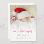 Foto van Fun Not Zo Silent Nights Feestdagenkaart (Voorkant / Achterkant)