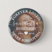 Foto van Funeral Memorial Vigil Ronde Button 5,7 Cm (Voorkant)