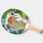 Foto van Funny Ostrich Animal Tafeltennisbatje (Zijkant)