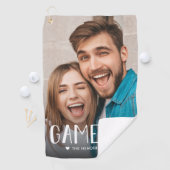 Foto van game over familie golfhanddoek (Insitu)