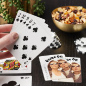Foto van game over familie pokerkaarten (Insitu)