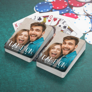 Foto van game over familie pokerkaarten