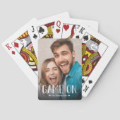 Foto van game over familie pokerkaarten (Achterkant)