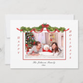 Foto van Garland en Bows Holiday Aankondiging (Voorkant)