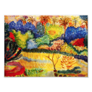 Foto van Gauguin Tahitian Landscape Afdruk