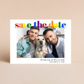 Foto van Gay Wedding Rainbow Save the Date