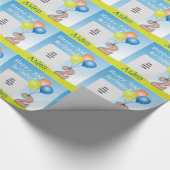 Foto van gekleurde ballonnen Foto van het tweede v Cadeaupapier (Hoek)