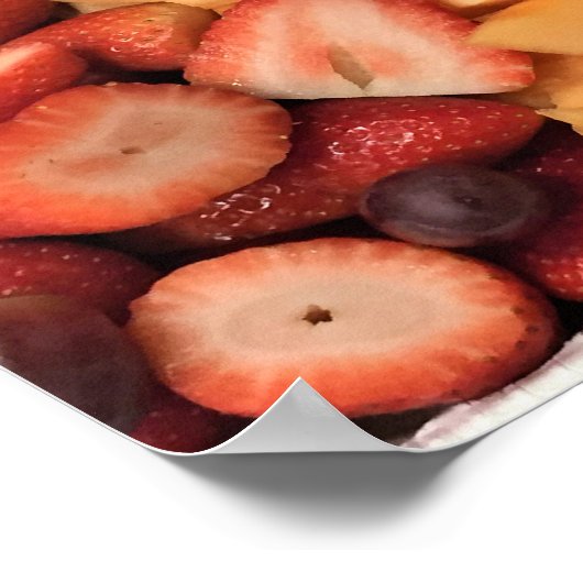 Foto van gemengde vruchten poster (Hoek)