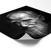 Foto van George Bernard Shaw op Karsh (1943) Poster (Hoek)