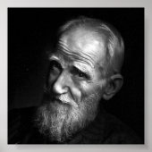 Foto van George Bernard Shaw op Karsh (1943) Poster (Voorkant)