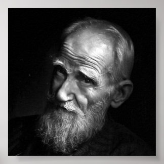 Foto van George Bernard Shaw op Karsh (1943) Poster