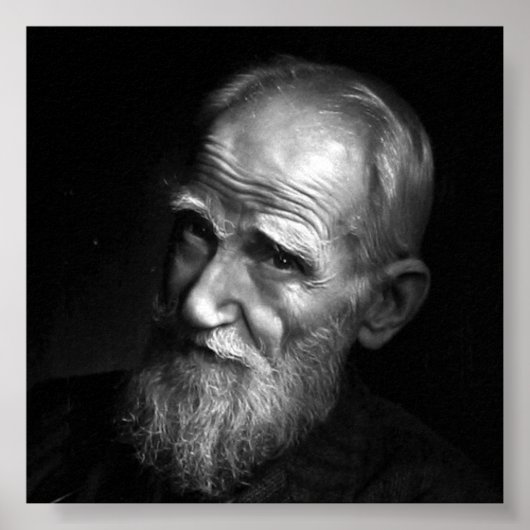 Foto van George Bernard Shaw op Karsh (1943) Poster (Voorkant)
