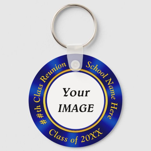 Foto van gepersonaliseerde High School Reunion Gif Sleutelhanger (Voorkant)