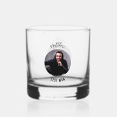 Foto van getuige op vrijgezellenfeest whisky glas (Voorkant)