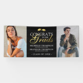 Foto van gezamenlijke diploma-uitreiking 2 spandoek (Horizontaal)