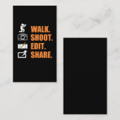 Foto van Gezegde Cameraman Visitekaartje (Voorkant / Achterkant)