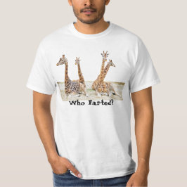Foto van Giraffe Fun - Vier Giraffes die gevarieer T-shirt