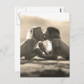 Foto van Girl Love Briefkaart (Voorkant / Achterkant)