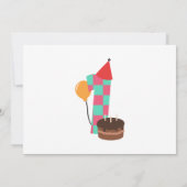 Foto van Girls 1st Birthday Kaart (Achterkant)