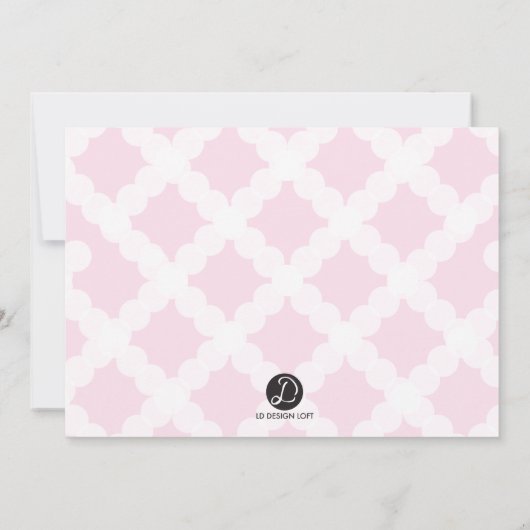 Foto van Girly First Heilige Commune bedankt u (Achterkant)