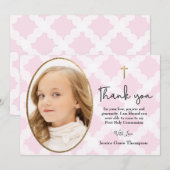 Foto van Girly First Heilige Commune bedankt u (Voorkant / Achterkant)