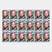 Foto van Glam Pset met kerstfeestdag Inpakpapier Vel (Voorkant 2)