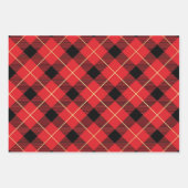 Foto van Glam Pset met kerstfeestdag Inpakpapier Vel (Voorkant)