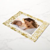 Foto van GOLD Botanical Lijst Folie Feestdagenkaart (Gedraaid)