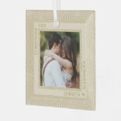 Foto van Gold en Ivory Glas Ornament (Voorkant links)