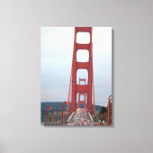 Foto van Golden Gate Bridge Wrapped Canvas (Voorkant)