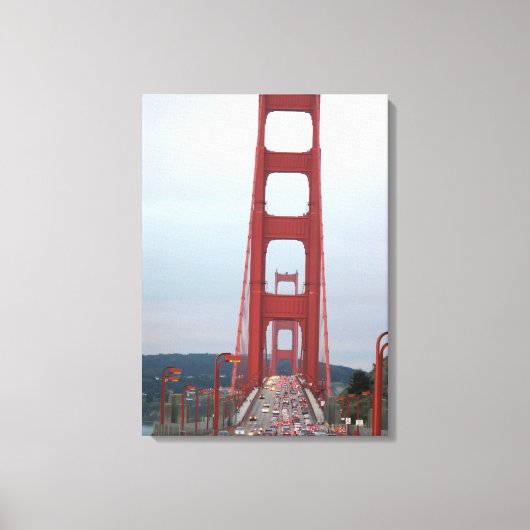 Foto van Golden Gate Bridge Wrapped Canvas (Voorkant)