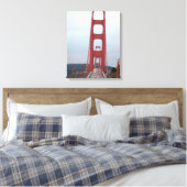 Foto van Golden Gate Bridge Wrapped Canvas Afdruk (Insitu (Slaapkamer))