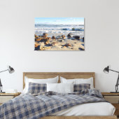 Foto van golven in de Atlantische Oceaan Canvas Afdruk (Insitu (Slaapkamer))