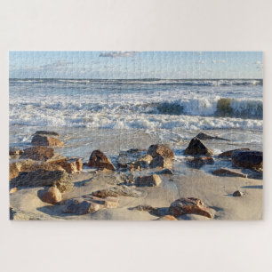 Foto van golven in de Atlantische Oceaan Legpuzzel