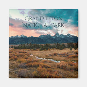 Foto van Grand Teton National Park Mountain Magneet