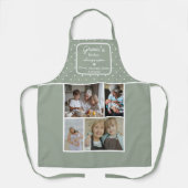 Foto van Gran's Kitchen Always Open Sage Green Sti Schort (Voorkant)