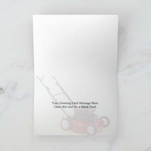 Foto van grasmower kaart (Binnen)