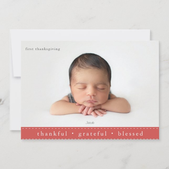 Foto van Grateful Blessed First Thanksgiving (Voorkant)