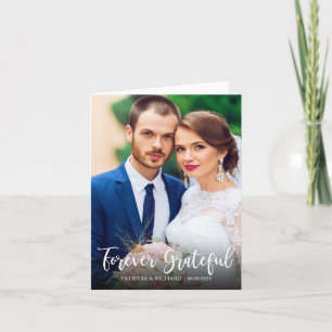 Foto van Grateful Cute Weduwen Bedankkaart