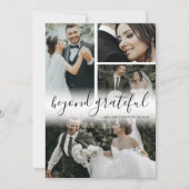 Foto van Grateful Weddenschap Hartelijk dank Bedankkaart (Voorkant)