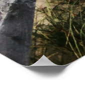 FOTO VAN GRAY WOODEN BRIDGE POSTER (Hoek)