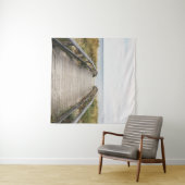 FOTO VAN GRAY WOODEN BRIDGE WANDKLEED (In Situ (horizontaal))