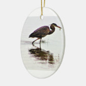 Foto van Great Blue Heron Keramisch Ornament (Links)