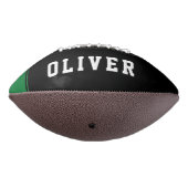 Foto van Green Black Stripes Player American Football (Gedraaid 270)