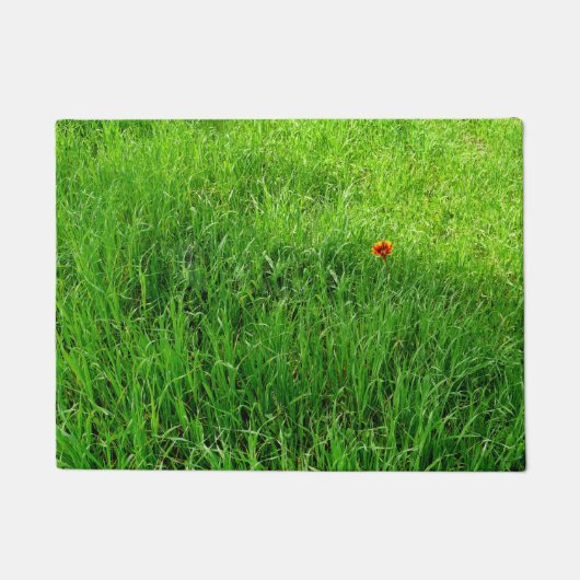 Foto van Green Grass Deurmat (Voorkant)