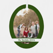 Foto van Green Lijst Family Metalen Ornament (Voorkant)